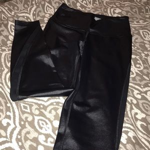 Victoria Secret Pleather Knockout Legging